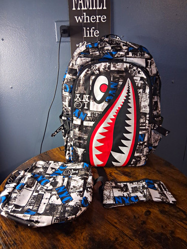 Shark mouth graphic - shark,